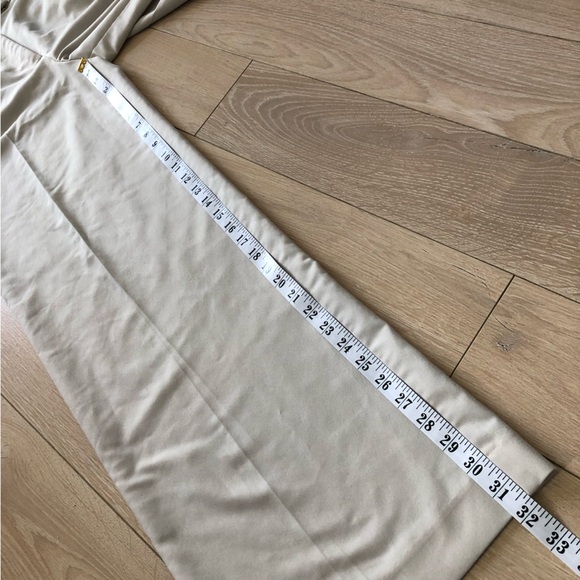 Zara High Waisted Wide Leg Pants in Oyster White Size M - Picture 7 of 11